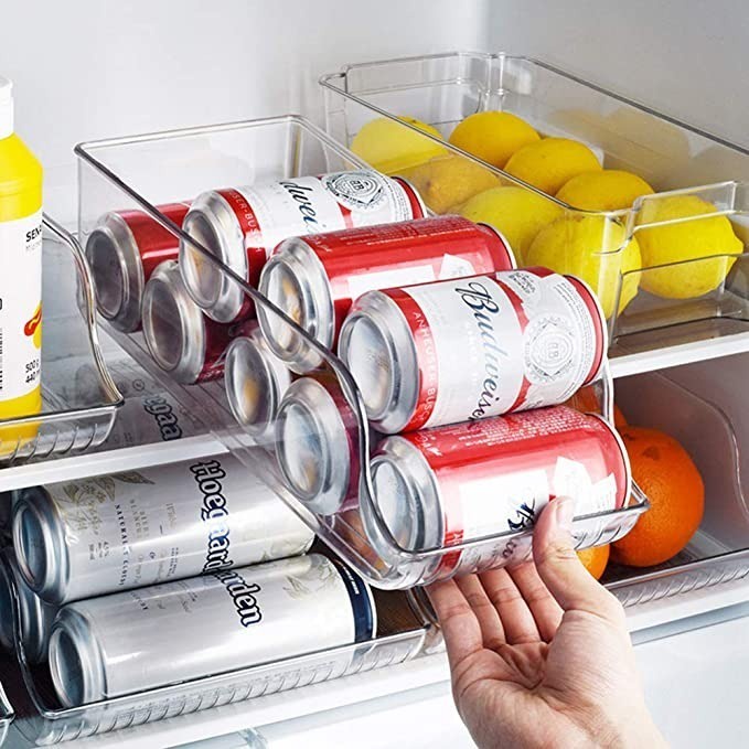 Organizador Porta Latas Refrigerante de Geladeira
