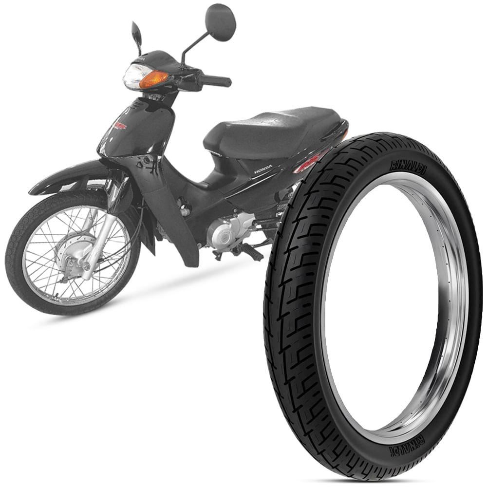 Pneu Moto Biz 100 Rinaldi Aro 14 80/100-14 49l Traseiro Bs32 em Oferta na Shopee