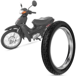Pneu Moto Biz 100 Rinaldi Aro 14 80/100-14 49l Traseiro Bs32 em Oferta na Shopee