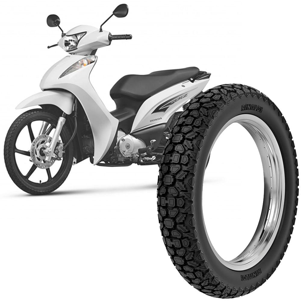 Pneu Moto Biz 125 Rinaldi Aro 14 80/100-14 49l Traseiro Wh21 em Oferta na Shopee