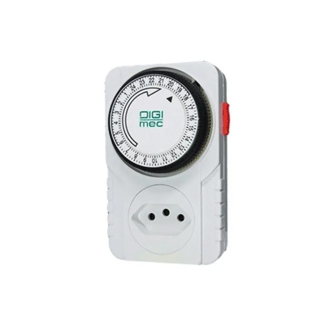 Timer Temporizador Analógico Para Tomada 127v / 220v DIGIMEC