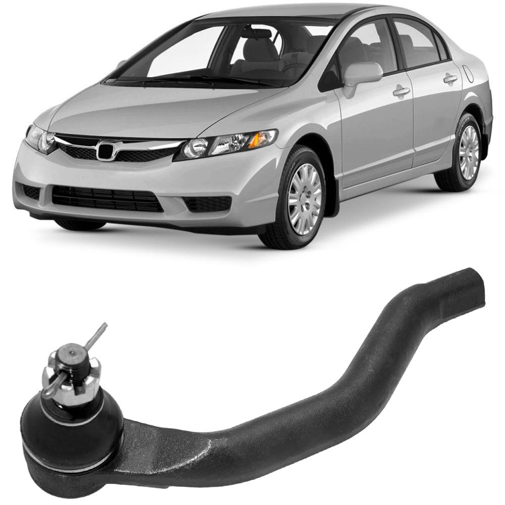 Terminal Direção Civic Dianteiro Passageiro Nakata N99096 em Oferta na Shopee