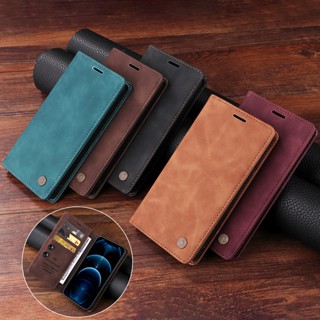 Caixa Flip Case Casing Samsung Galaxy S23 S22 S21 S20 Ultra S21FE S20FE Couro De Proteção Total À Prova De Choque Carteira Com Porta-Cartões