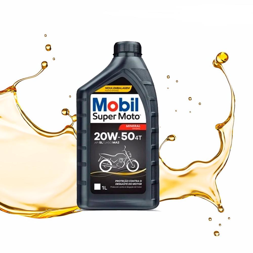 OLEO MOBIL 4T 20W50 MINERAL LITRO - Spare Parts and Accessories for Vehicles
