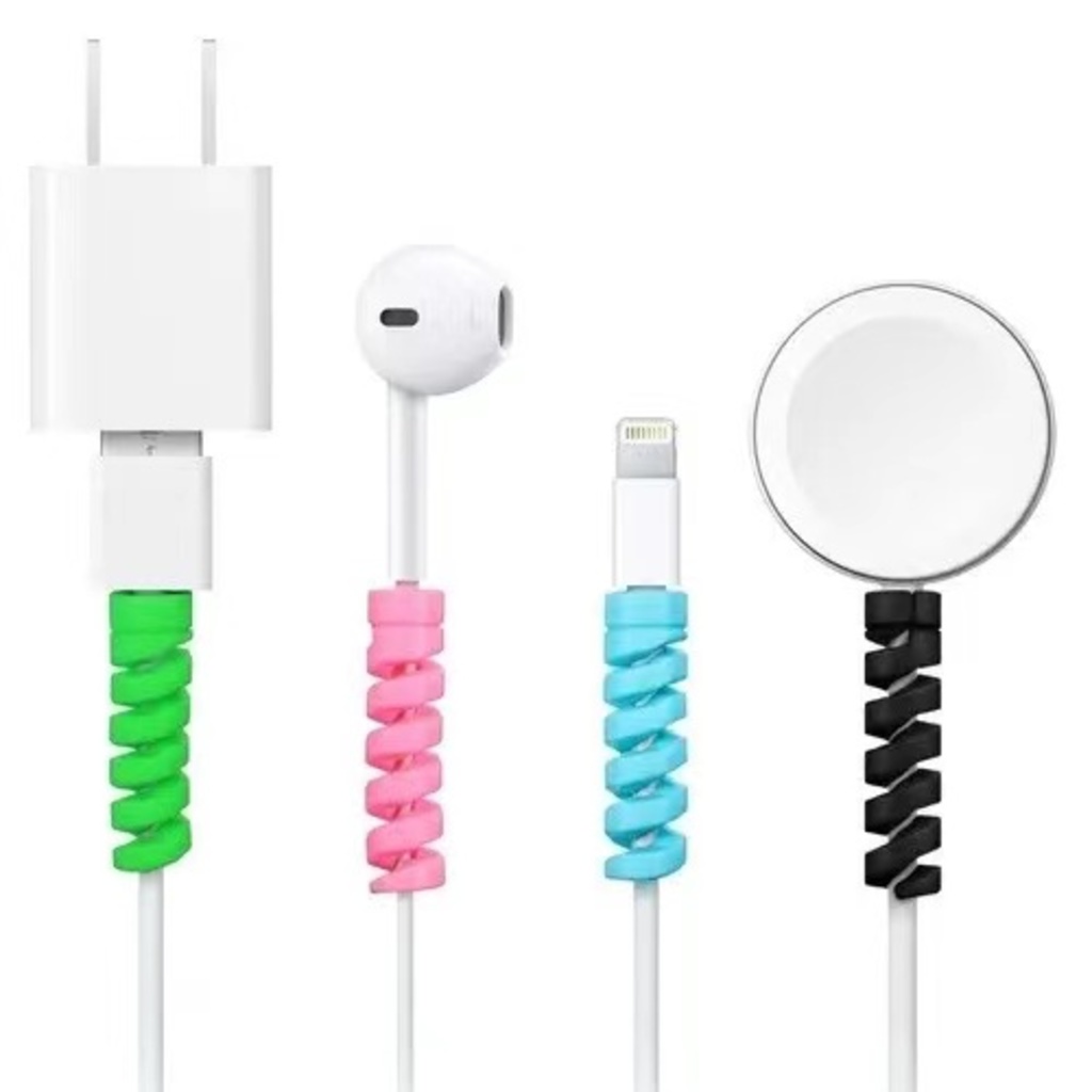 Protetor  Linha De Dados Compacta Portátil Anti Quebra-proteção de cabo em Oferta na Shopee