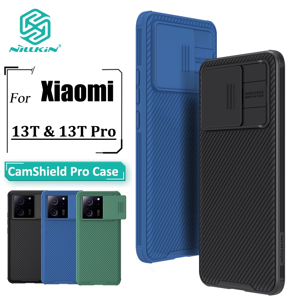Capa Nillkin CamShield Pro Para Xiaomi 13T/13T Pro Proteção Deslizante Da Câmera TPU + PC De Luxo À Prova De Choque em Oferta na Shopee