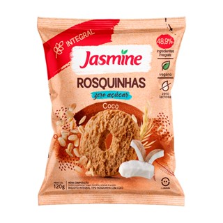 Zero açúcar rosquinha coco jasmine 120g