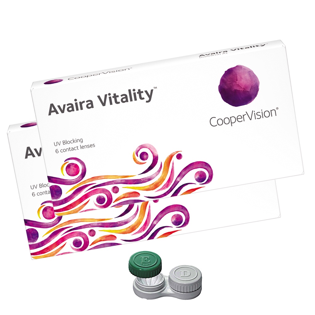 Lente Contato Avaira C/ Grau Mensal Coopervision 02 Caixas em Oferta na Shopee