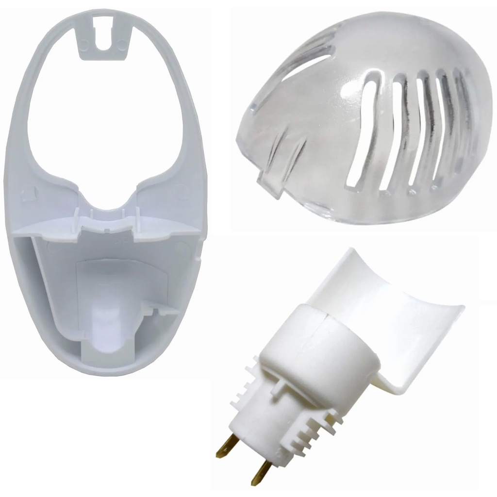 Kit Proteção da Lâmpada Geladeira Brastemp Consul Original C/ LAMPADA