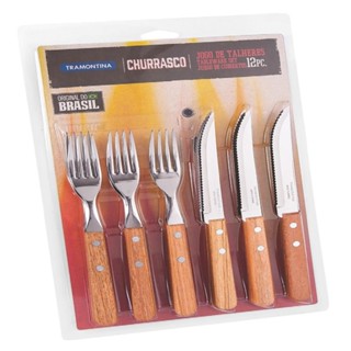 Jogo de Talheres para Churrasco 12 Peças Tramontina