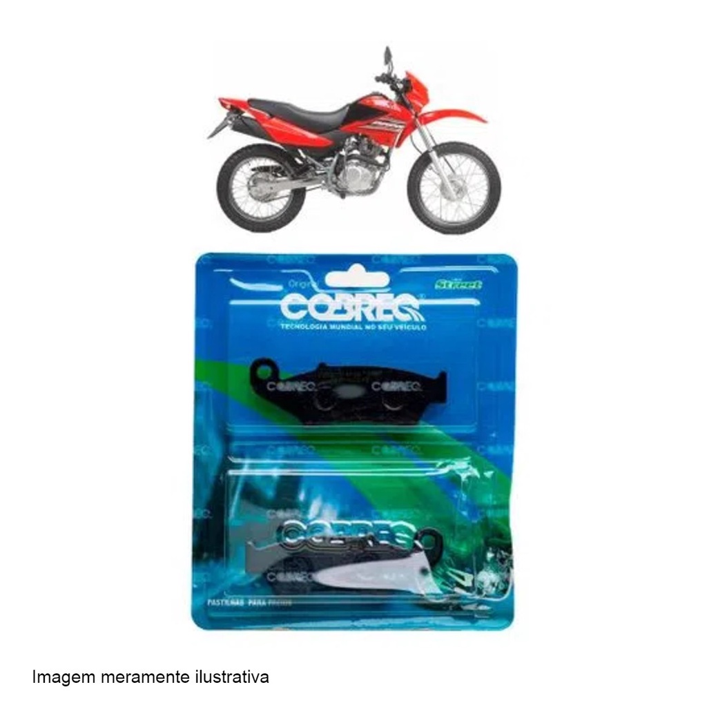 Pastilha de Freio Moto Honda Biz/NX/NXR/XR/XRE e Shineray X2 250 Cobreq - N 917 em Oferta na Shopee