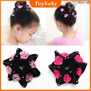 Fashion Chiffon Rose Hexagon Flower Rubber Band Banda De Borracha Para Cabelo Veludo Diamantado Colorido
