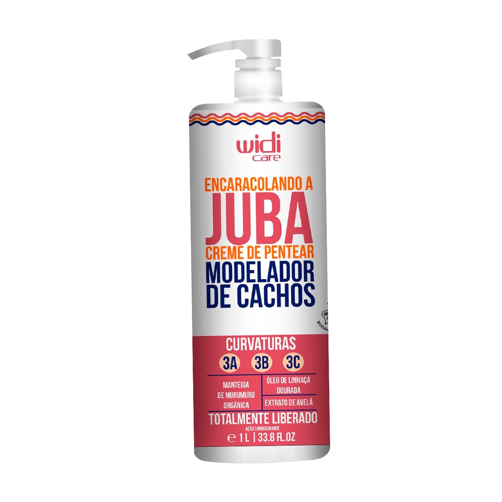 Encaracolando a Juba Creme de Pentear 1L - Widi Care em Oferta na Shopee