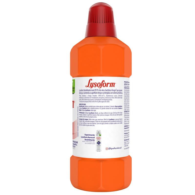 Desinfetante Lysoform Uso Geral Suave Odor Bactericida 500ml · foto 2