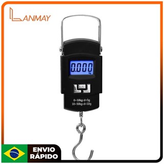 Balança Portátil Digital Mão Mala Bagagem Pesca Até 50kg