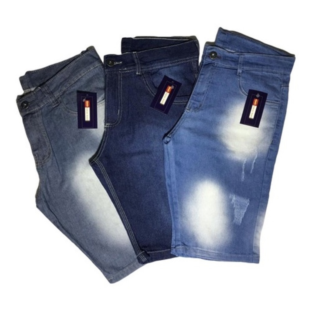 Kit 2 Bermuda Jeans Masculina direta da fbrica — imagem 2 de 2