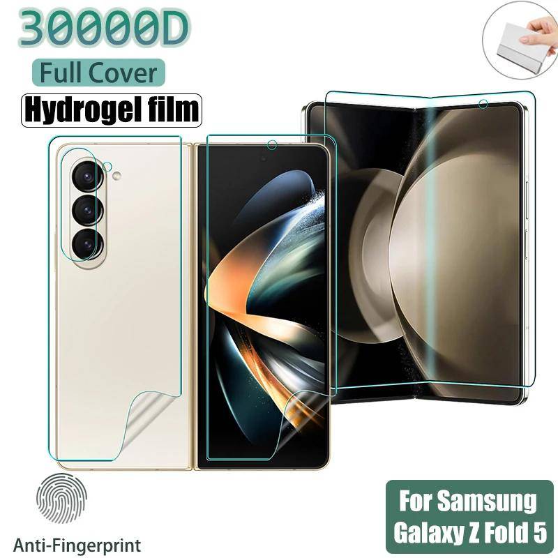 Para Samsung Galaxy Z Fold3 Fold2 5G Fold5 Fold4 W24 W23 W22 W21 Protetor De Tela De Filme Hidrogel HD Transparente Anti-Riscos