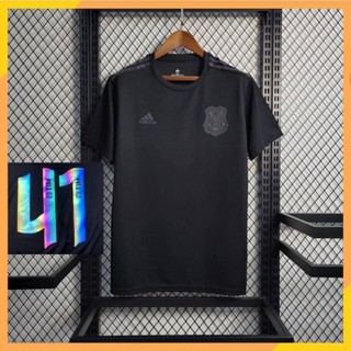Equipe camisa 23/24 FLMG FL Special Edition camisa preta futebol (letras reflexivas) FL