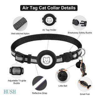 HUS Coleira Anti-Perda De Gato De Nylon Com Rastreador À Prova D Segurança Leve Para Animais De Estimação 0 4 De Largura