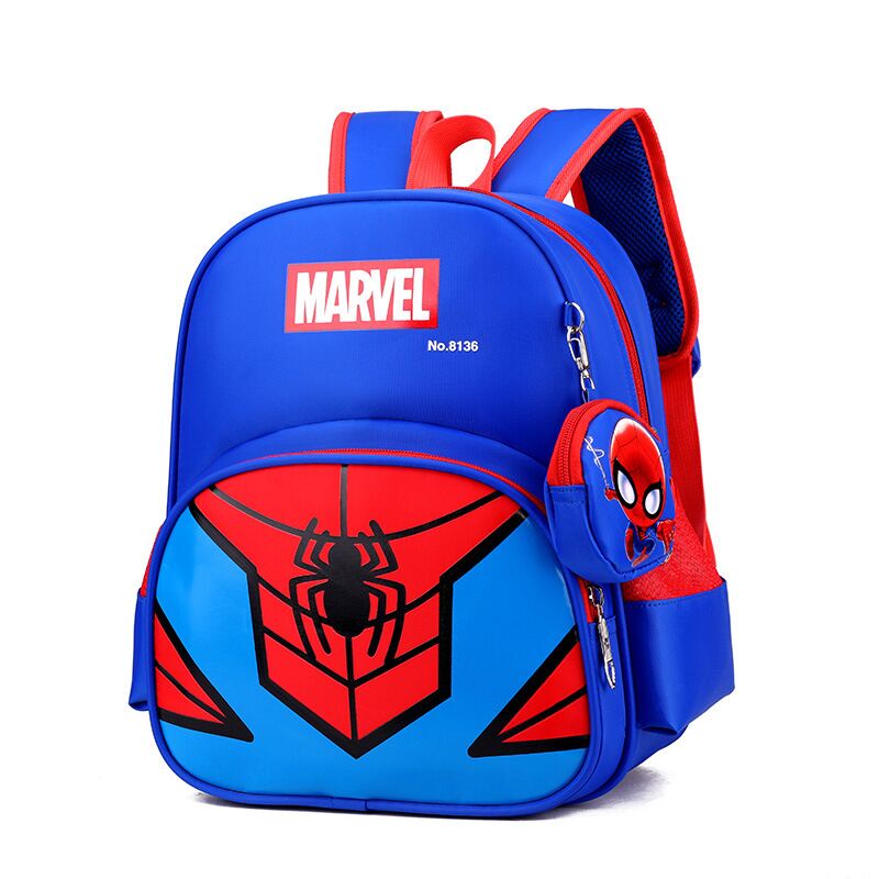 Mochila Escolar Infantil Para Pré-Escola Marvel/Homem-Aranha/Jardim De Infância/1-2-3-4 Anos