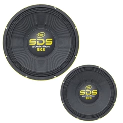Kit Dois Alto-falante Subwoofer Eros E-15 SDS 3K3 Evolution