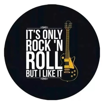 Capa de Estepe Universal Aro 13 14 15 16 Rockn Roll Com cadeado