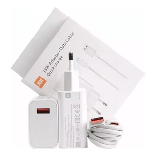 Carregador E Cabo para Xiaomi Turbo Qc 4.0 33w