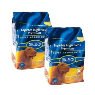 Kit Tapete Higiênico Para Cães Cachorros Chalesco 60 Unidades em Oferta na Shopee