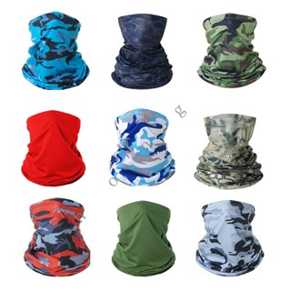 Balaclava Bandana Pesca Caminhada Máscara UV Proteção Contra Poeira Cachecol Mágico Esportes para homens e mulheres protetor solar respirável multi-função babador