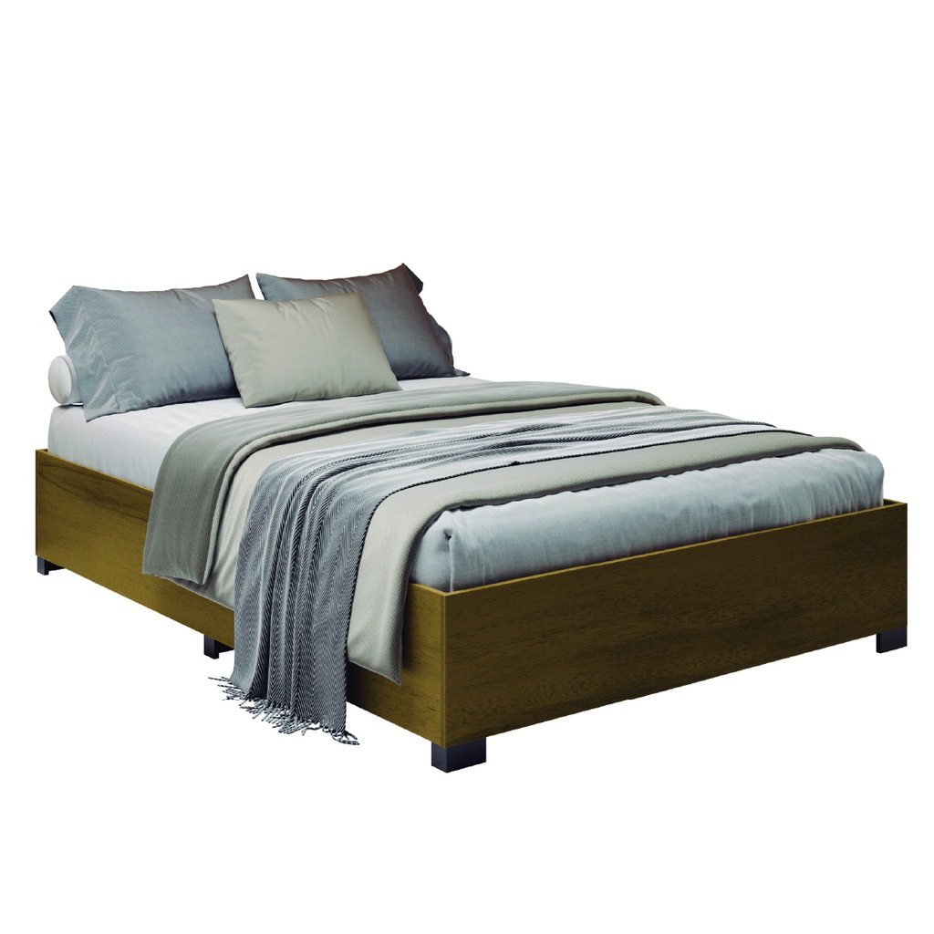 Cama Box Base Casal para Colchão de Até 1,38m Desmontável Aruba Dobuê em Oferta na Shopee