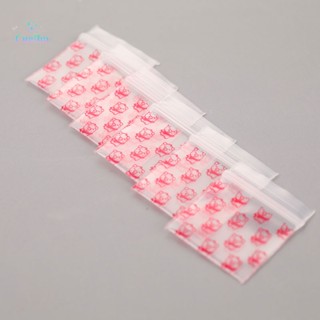 Decorativo 100Pcs Mini Sacos Ziplock Plásticos Pequenos Para Embalagem De Pílulas Com Zíper Novo