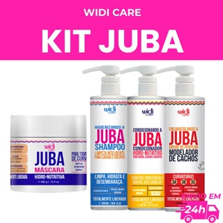 KIT JUBA - WIDI CARE (SHAMPOO/CONDICIONADOR/MÁSCARA/CREME DE PENTEAR) em Oferta na Shopee
