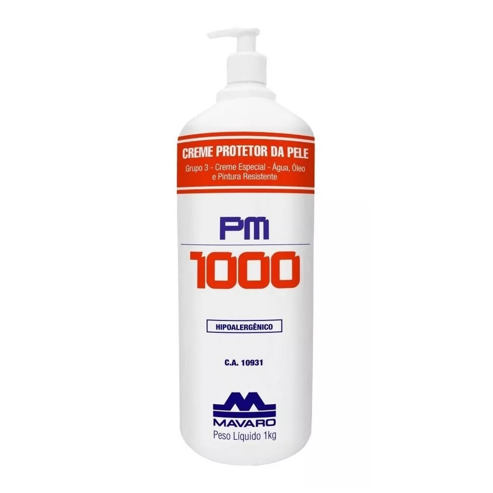 Creme Protetor Mavaro Pm1000 Bisnaga 1kg