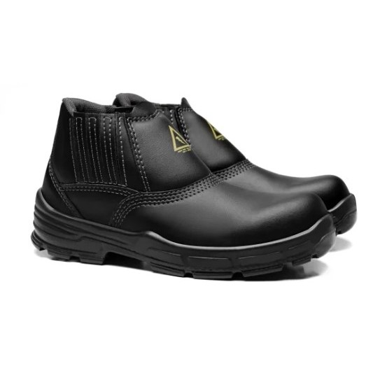 BOTINA BRACOL 4045BELF1600EL MICROF.PRETA ELASTICO BI B/COMPOSITE PU CA38530