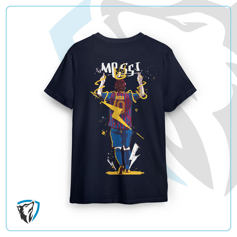 Blusa Básica Unissex Estampada Futebol Messi, Promoção camisa camiseta futebol club