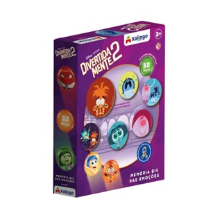 Jogo Infantil Memória das Emoções Divertidamente 2 Big 32 Peças Xalingo - 11254 em Oferta na Shopee