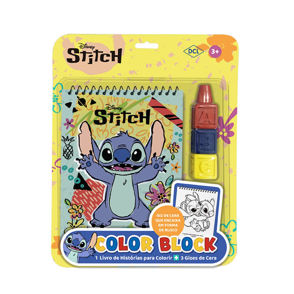 DISNEY   COLOR BLOCK   STITCH em Oferta na Shopee