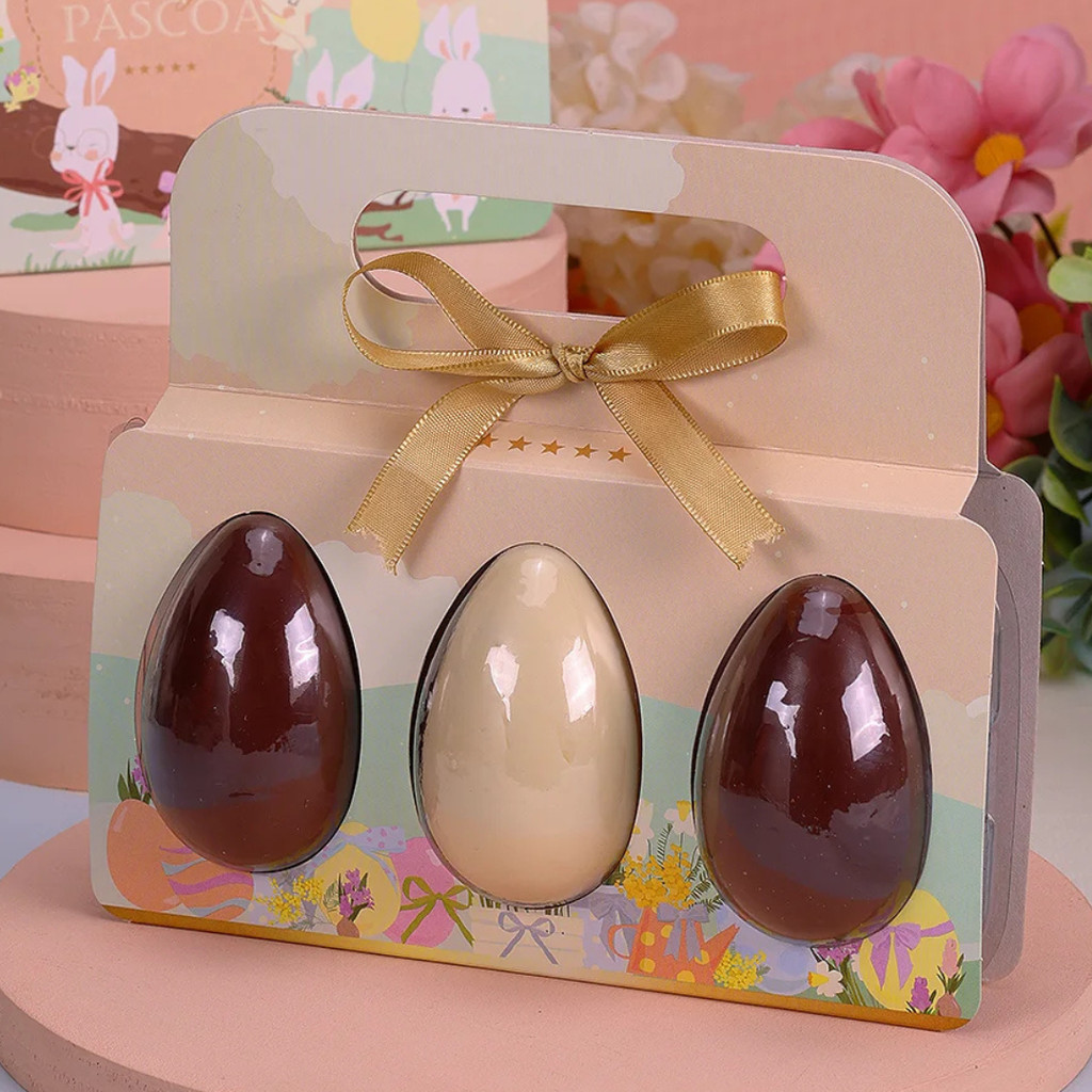10 CINTA COM BLISTER 3 MINI OVOS PÁSCOA DELICADEZA 4886 (PASCOA JANGO OUTLET) em Oferta na Shopee