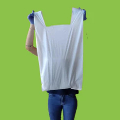 10 Sacola Plastica Extra Grande Branca 90x100 Reforçada 1 Kg