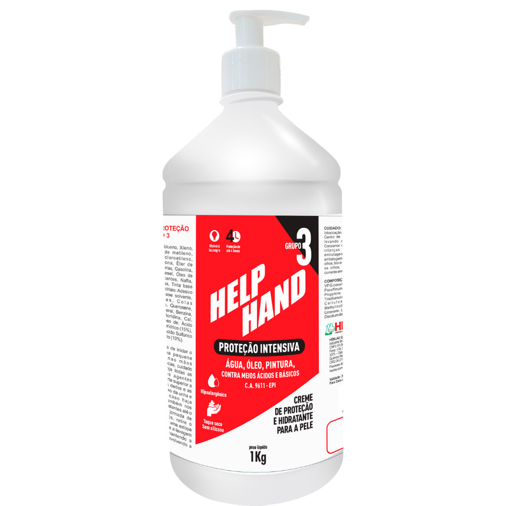 Creme Grupo 3 Help Hand 1Kg Ca 9611 Henlau