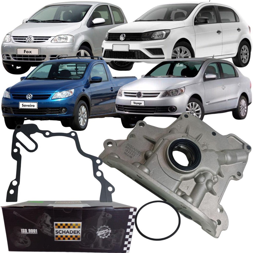 Bomba de Óleo Gol G5 G6 Fox Spacefox Saveiro Voyage 1.0 1.6 8v Motor EA111 Schadek em Oferta na Shopee