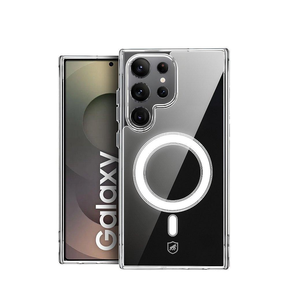 Capa Case Capinha MagSafe para Samsung Galaxy S25 Ultra - Transparente - Gshield em Oferta na Shopee