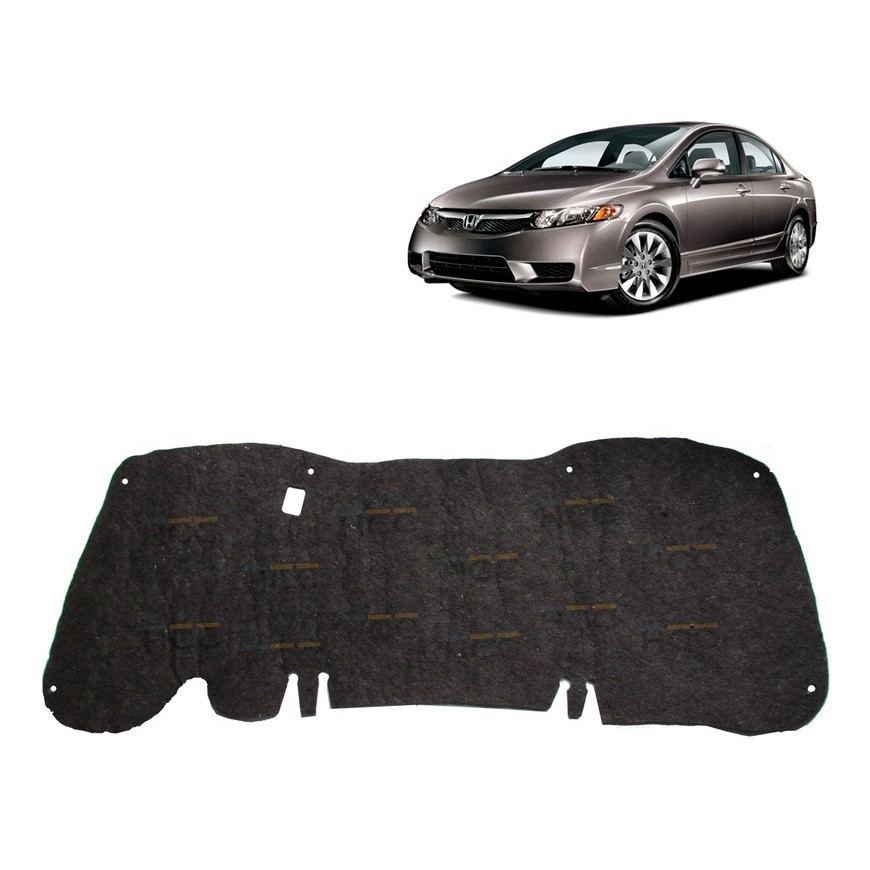 Kit Manta Forro Do Capô E Presilha Honda Civic 2010 2011