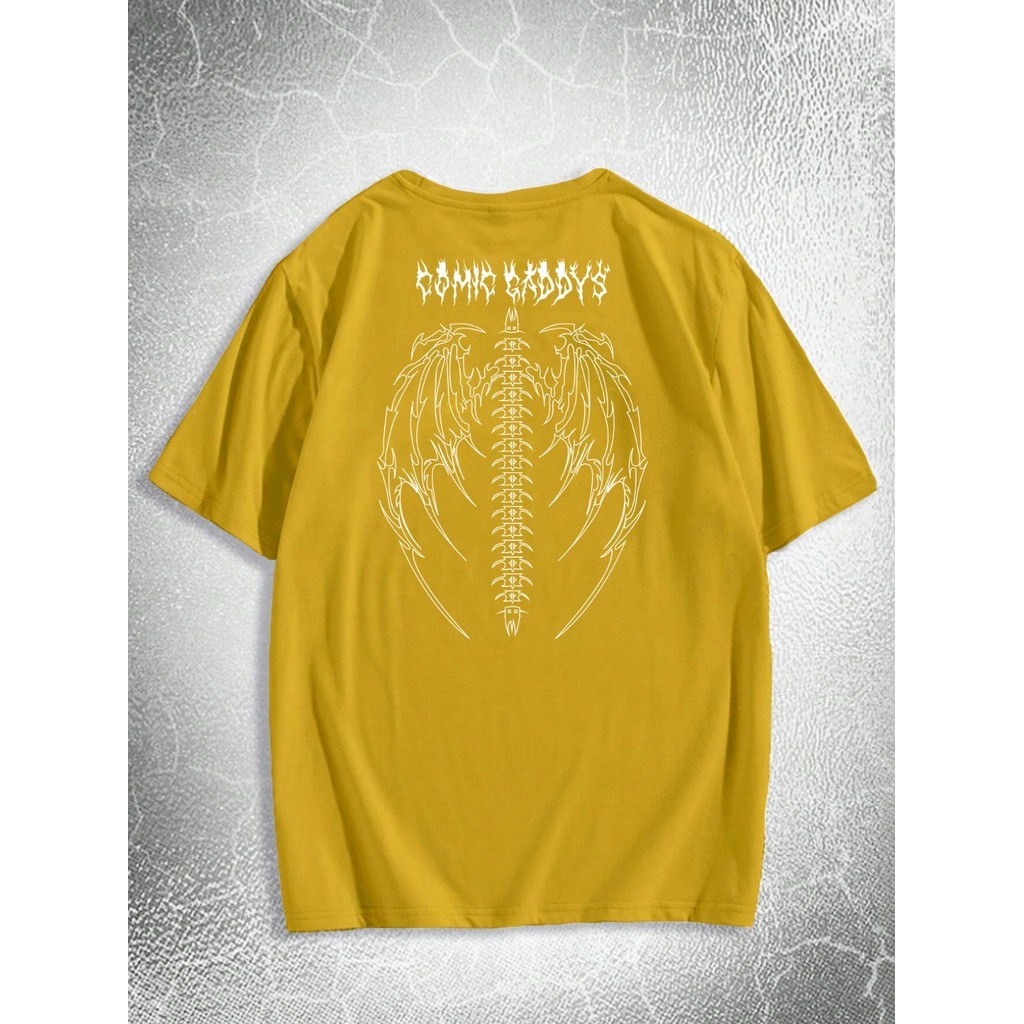 Camiseta Streetwear Moderna Estilosa Aesthetic Rock Blusa Estampada Confortável Moderna Casual