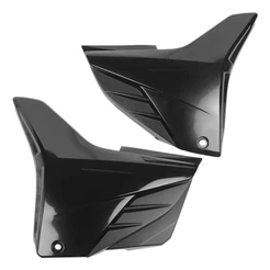 Tampa Lateral Fan 125 2014 A 2017 Preto Injetado Par