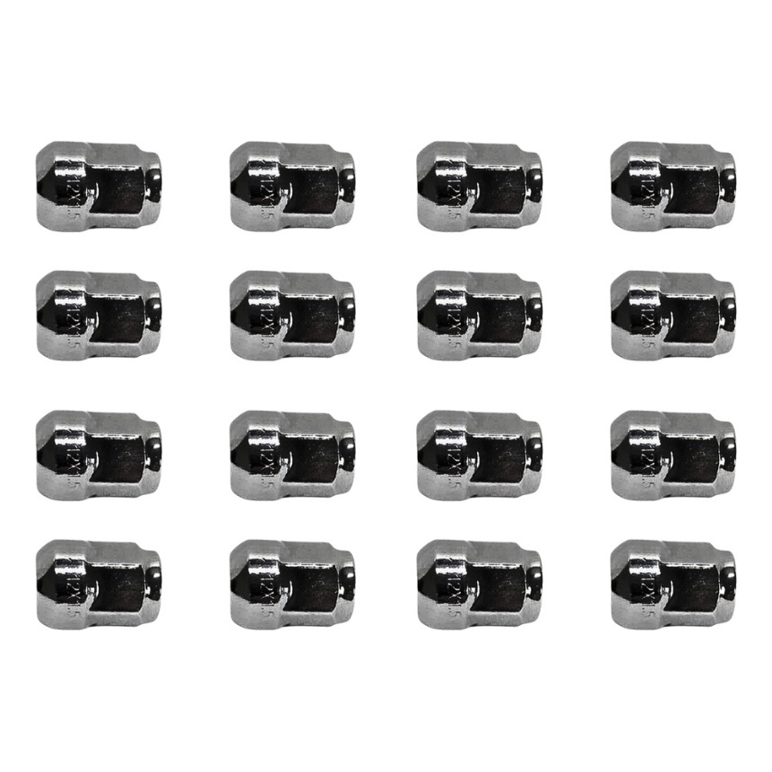 Porca Cromada Esferica Chave 19 Honda Fit EX LX DX EXL E City EX LX DX EXL Novo 16 Unidades