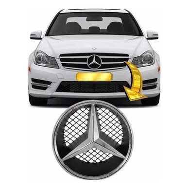 Emblema Grade Mercedes C180 C200 2008 09 10 11 12 13 14 Novo