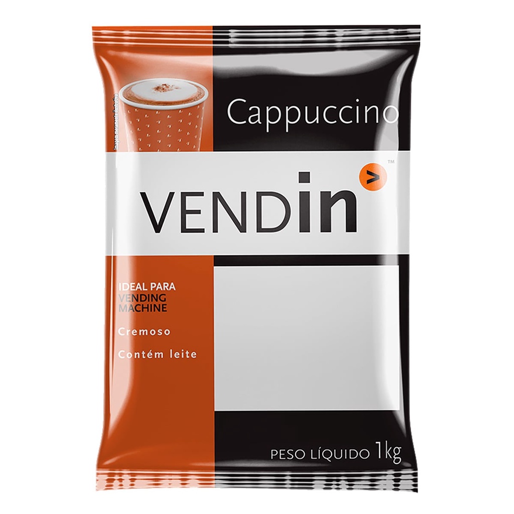 Cappuccino Vendin Kerry Preparo em Pó Solúvel Pacote 1kg