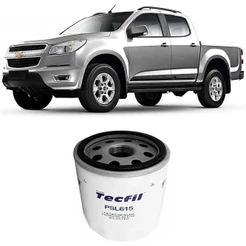 Filtro Óleo Chevrolet S10 Pick Up 2.5 2015 A 2017 Tecfil