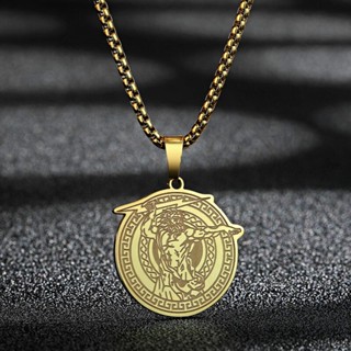 Colar De Aço Inoxidável Retro Moda Thor Pingente Titânio Para Homens Festa De Aniversário Jóias Acessórios Corrente De Colarinho